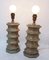 Geschnitzte Tischlampen von Palladio, Italien, 1970er, 2er Set 2