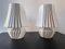 Italienische Streifen Murano Glas Lampen, 1970er, 2er Set 1