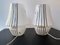 Italian Stripe Murano Glass Lamps, 1970s, Set of 2 2