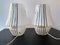 Italienische Streifen Murano Glas Lampen, 1970er, 2er Set 2