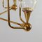 Large Mid-Century Brass Oil Candleholder Lamp from Freddie Andersen, 1970s 8
