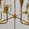 Große Mid-Century Messing Kerzenhalter Lampe von Freddie Andersen, 1970er 7