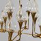 Große Mid-Century Messing Kerzenhalter Lampe von Freddie Andersen, 1970er 6