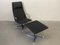 Aluminum EA 124 Rotating Armchair with Ea 125 Footstool by Charles & Ray Eames for Herman Miller from Vitra, Germany, 1970s, Set of 2 1