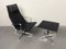 Aluminum EA 124 Rotating Armchair with Ea 125 Footstool by Charles & Ray Eames for Herman Miller from Vitra, Germany, 1970s, Set of 2 12