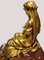 Mathurin Moreau, Dame Qui Pose, 1800er, Glide Bronze & amp; Roter Marmorsockel 5