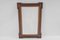 Art Deco Decorative Wall Mirror with Wooden Frame, 1930s 1