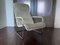 Vintage Modernist Chromed Tubular Steel, Rattan & Leather Easy Chair in Style of Thonet, 1970s 4