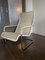 Moderner Vintage Vintage Sessel aus verchromtem Stahlrohr, Rattan & Leder im Stil von Thonet, 1970er 7