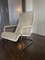 Vintage Modernist Chromed Tubular Steel, Rattan & Leather Easy Chair in Style of Thonet, 1970s 7