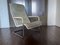 Moderner Vintage Vintage Sessel aus verchromtem Stahlrohr, Rattan & Leder im Stil von Thonet, 1970er 1