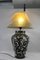 Table Lamp in Wrought Iron and Blown Glass, 1980s 6