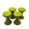 Space Age Diabolo Hocker und Tisch von Giganplast, Italien, 1970, 5er Set 1