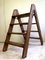 Pine-Wood Folding Step Ladder, the Netherlands, 1940s 1