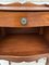 20th Marquetry Walnut Nightstands Tables with Drawer and Open Shelf, 1940, Set of 2 4