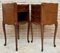 20th Century French Nightstands with Drawers, Marquetry & Cabriole Legs, 1900, Set of 2, Image 3