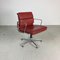 Terracotta Leather Soft Pad Group Chair by Charles & Ray Eames for Herman Miller, 1960s 1