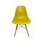 Chaises d'Appoint DSW en Plastique Jaune par Charles & Ray Eames pour Vitra, Set de 2 2