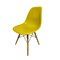 DSW Beistellstühle aus Kunststoff in Gelb von Charles & Ray Eames für Vitra, 2er Set 3