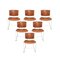 Mid-Century Stacking Chairs by Max Stacker for Steelcase, 1970s, Set of 6 1