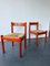 Red Carimate Side Chairs, Set of 2 2