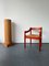 Roter Carimate Carver Stuhl von Vico Magistretti 4