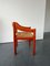 Red Carimate Carver Chair by Vico Magistretti 7