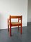 Red Carimate Carver Chair by Vico Magistretti 8