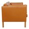 2442 2-Seater Sofa in Cognac Anilin Leather by Børge Mogensen for Fredericia 2