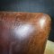 Club chair vintage in pelle, set di 2, Immagine 5