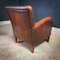Club chair vintage in pelle, set di 2, Immagine 7