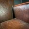 Club chair vintage in pelle, set di 2, Immagine 13