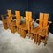 Dutch Brutalist Style Wooden Chair 3