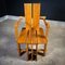 Dutch Brutalist Style Wooden Chair 13