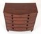 Victorian Bow Front Chest Drawers in Mahogany, 1850 3