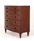 Victorian Bow Front Chest Drawers in Mahogany, 1850 9