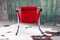 Postmodern Chrome & Red Velvet Sling Lounge Chair by Duncan Burke & Gunter Eberle for Vecta, 1970s 12