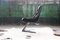 Black Tufted Sculpta Star Trek Unicorn Swivel Chair with Steel V Base by Vladimir Kagan for Chromcraft, 1966, Image 9
