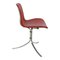 PK-9 Chair in Red Leather by Poul Kjærholm for Fritz Hansen, Image 2