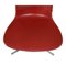 PK-9 Chair in Red Leather by Poul Kjærholm for Fritz Hansen 5