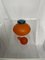 Murano Orange & Blue Scavo Scent Perfume Bottle by Franco Moretti 2