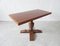 Tavolino in legno di quercia con ripiano girevole, Germania, anni '60, Immagine 2