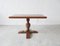 Couch Table Made of Oak Wood with Rotatable Table Top, Germany, 1960s, Image 1
