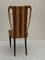 Lacquered Chair with Gold Carved Inserts and Brass Details attributed to Guglielmo Ulrich, 1950s, Image 2