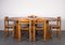 Juego de mesa y sillas de comedor al estilo de Rainer Daumiller, años 70. Juego de 6, Imagen 4