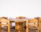 Dining Table & Chairs Set in the Style of Rainer Daumiller, 1970s, Set of 6 7