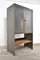 Vintage Industrial Wooden Factory Cabinet, 1950s, Image 3