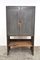 Vintage Industrial Wooden Factory Cabinet, 1950s, Image 1