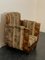 Butacas vintage de madera nudosa de nogal de Franco Albini, años 30. Juego de 2, Imagen 8