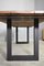 Table in Walnut with Industrial Iron Legs, 2000s, Image 7